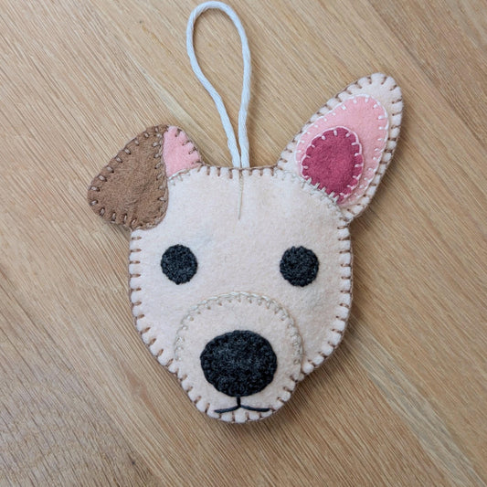 Custom Felt Pet Portrait Ornament