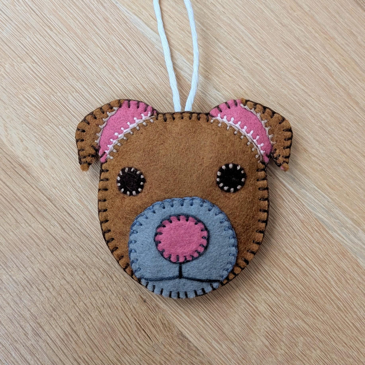 Custom Felt Pet Portrait Ornament