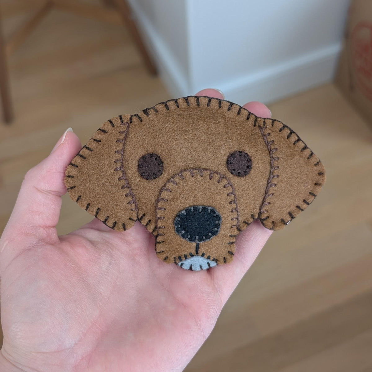 Custom Felt Pet Portrait Ornament