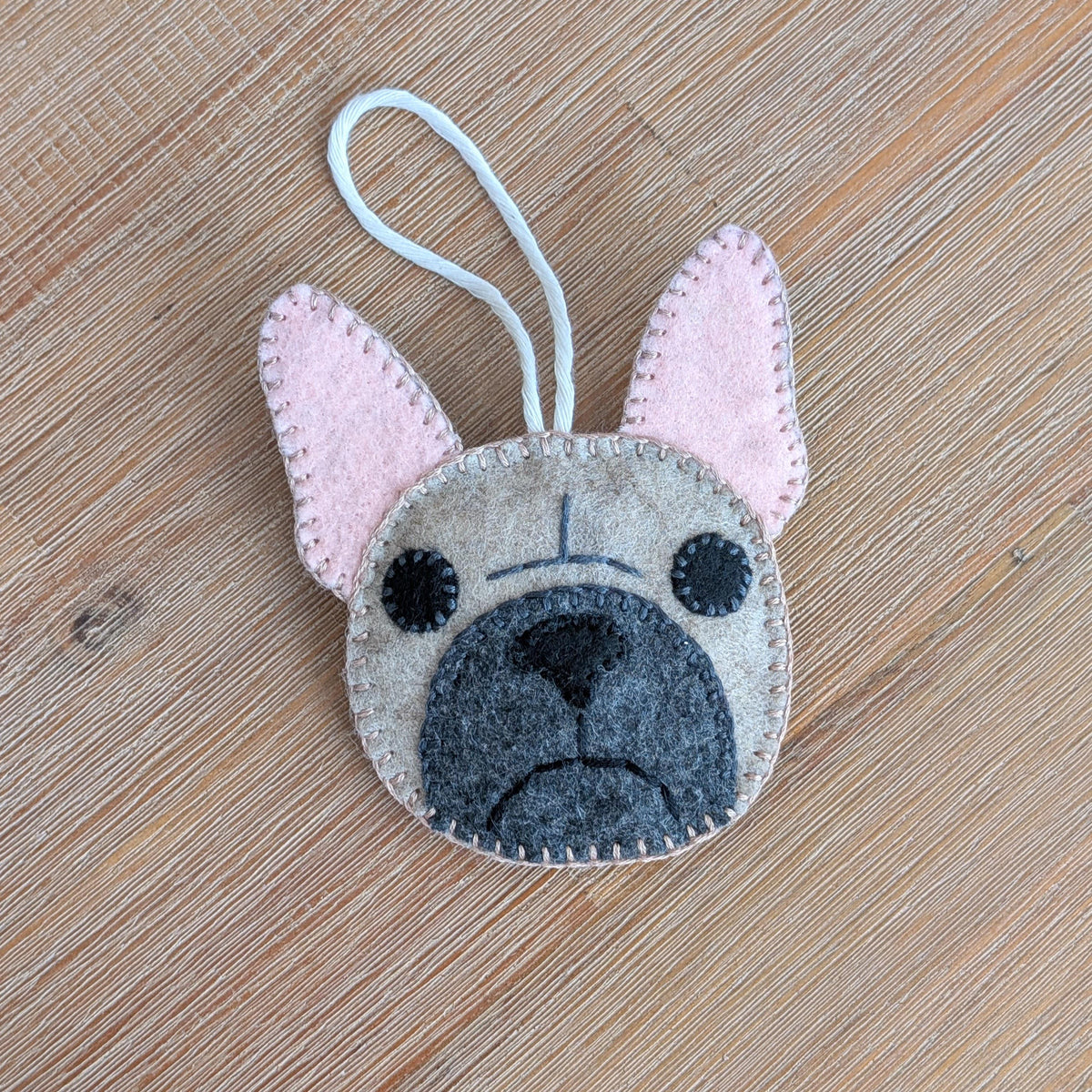 Custom Felt Pet Portrait Ornament