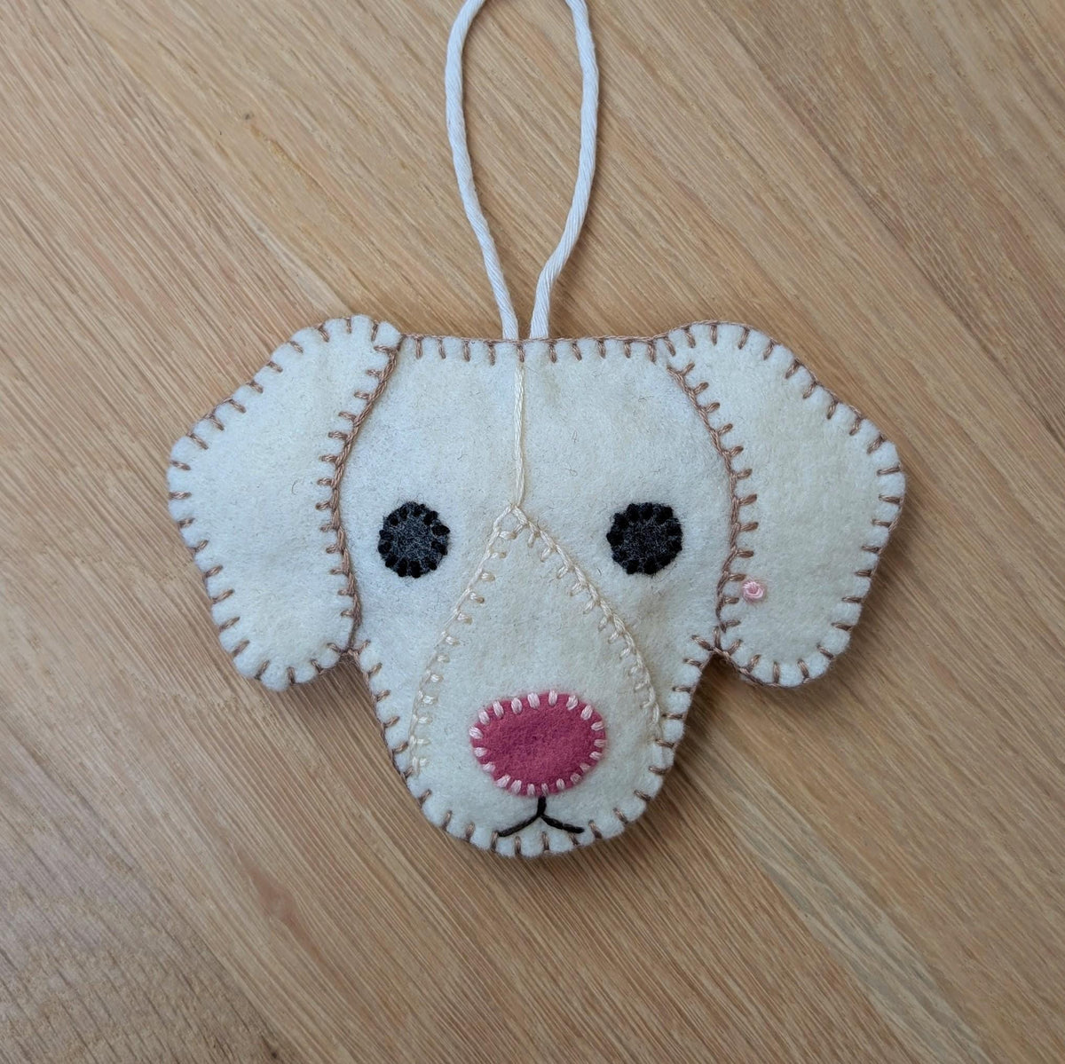 Custom Felt Pet Portrait Ornament