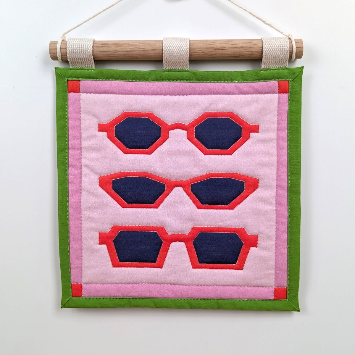 Statement Sunnies Quilted Wall Hanging