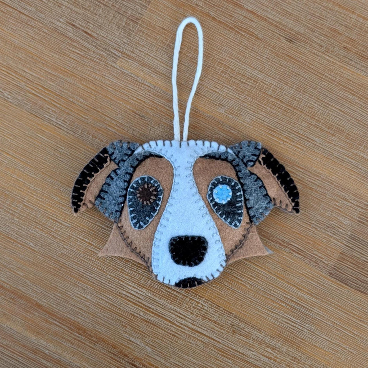 Custom Felt Pet Portrait Ornament